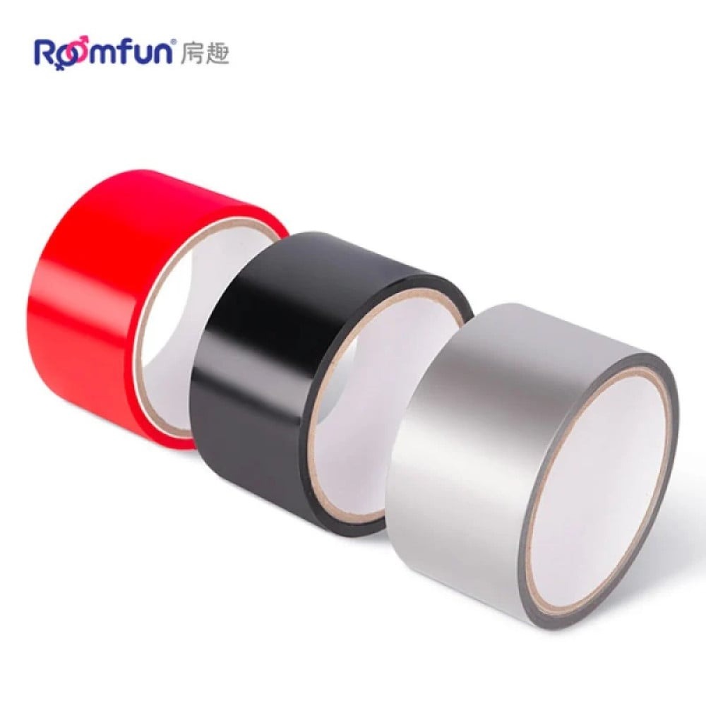Лента бондажная Roomfun серая