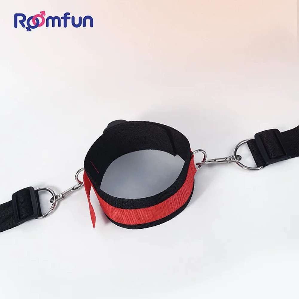 Система фіксації для ліжка Roomfun Bedroom Bondage червоно-чорна