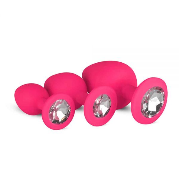 Набір анальних пробок Anal Diamond plug, Pink