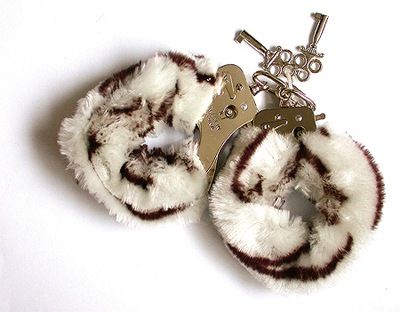 Наручники Roomfun Metal Handcuff, Zebra