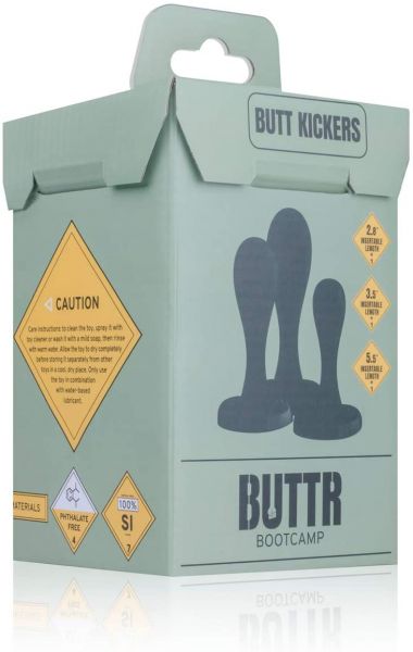 Набір анальних пробок BUTTR Butt Kickers Butt Plug Training Set