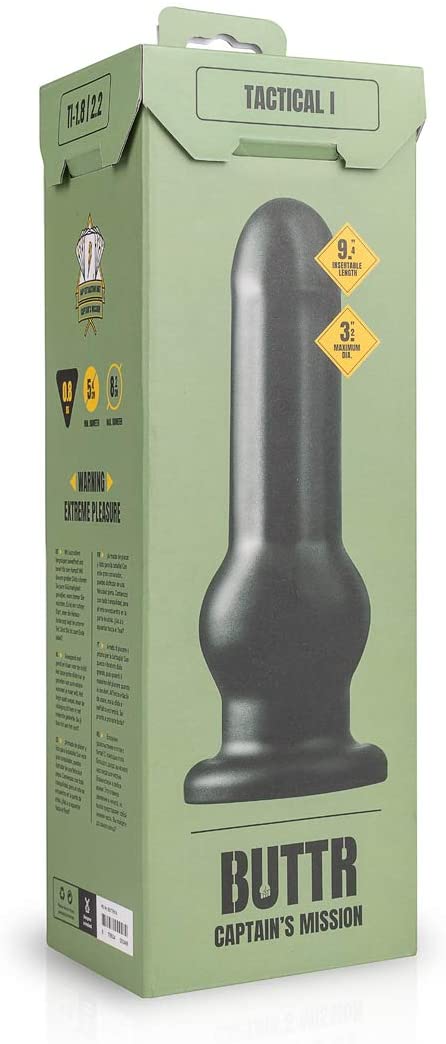 Велика анальна пробка BUTTR Tactical I Dildo