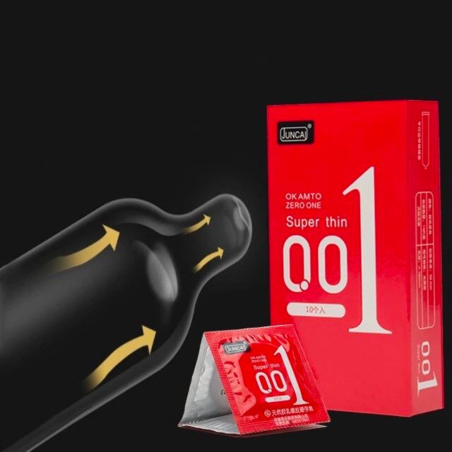Презервативи із натурального латексу Muaisi Red 001 (в упаковці 3 шт)