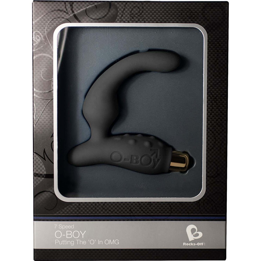 Масажер простати O-BOY 7 Black Vibrator