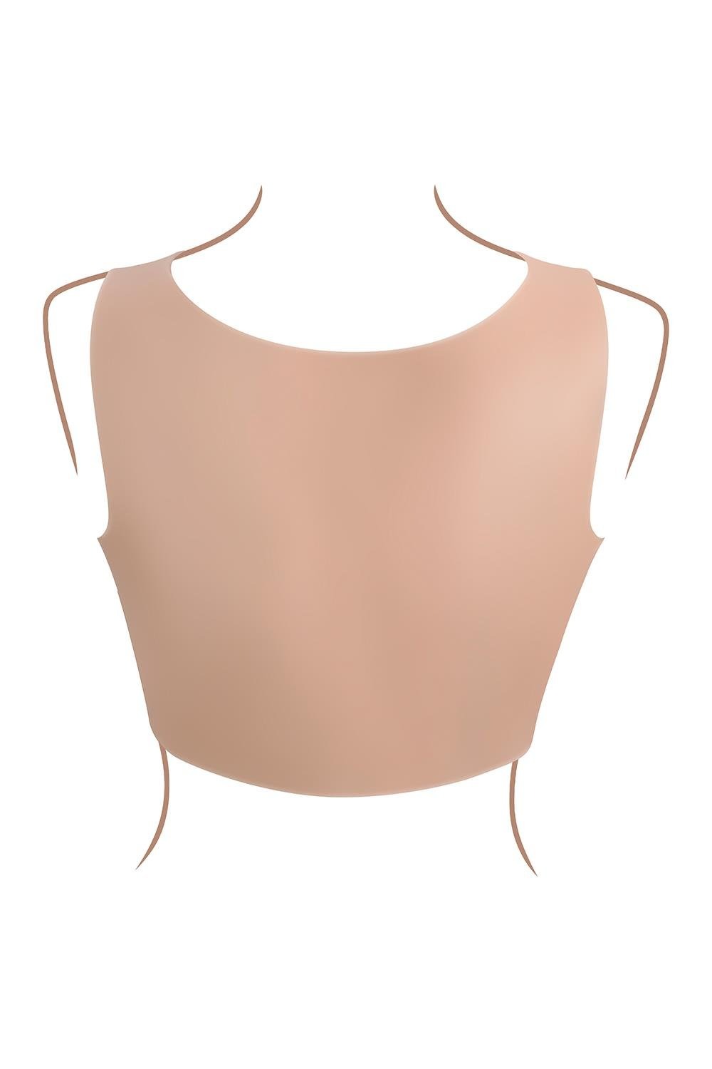 Накладні груди топ Gender X Undergarments Plate C-Cup, 28 см