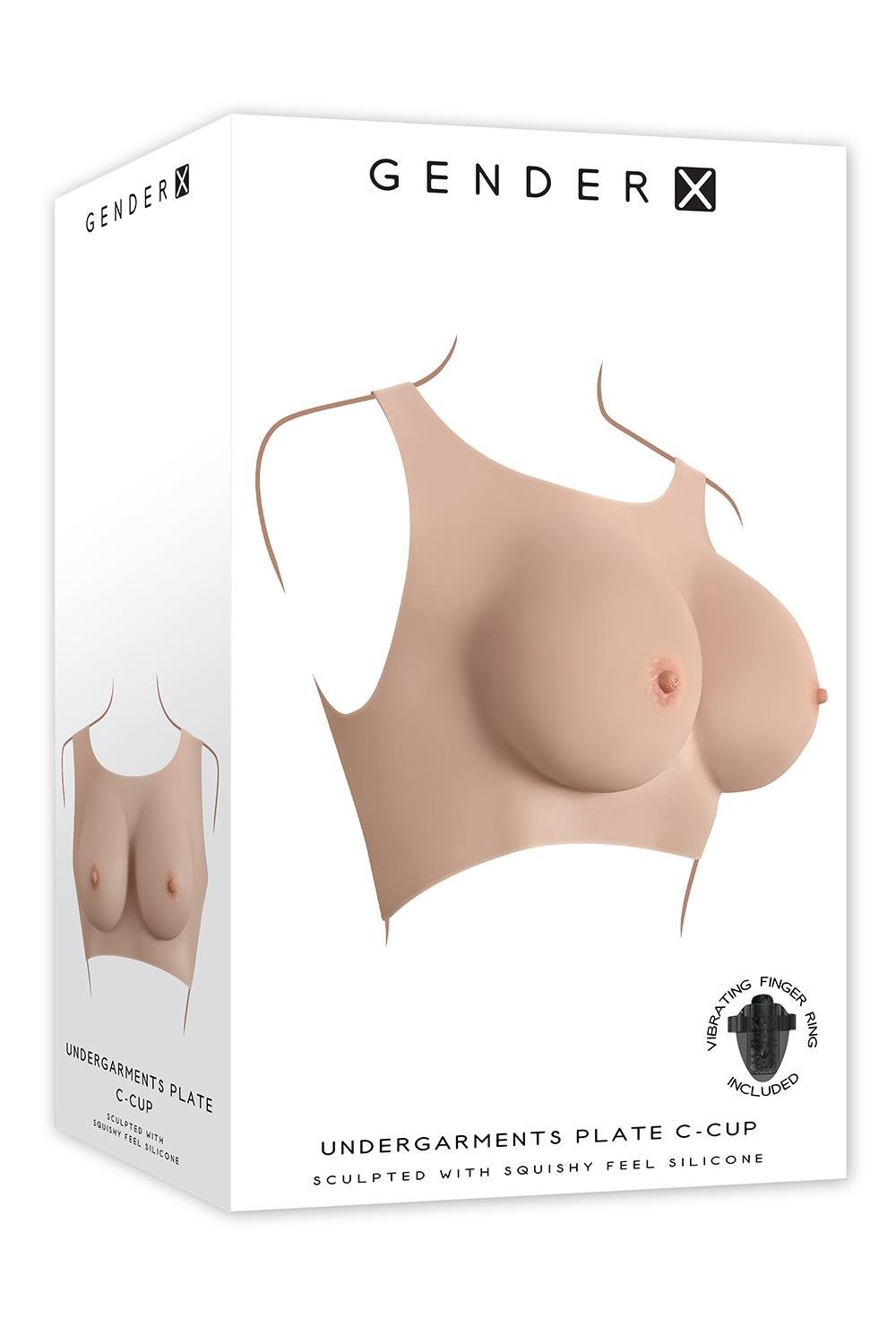 Накладні груди топ Gender X Undergarments Plate C-Cup, 28 см