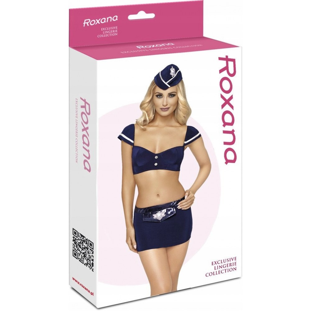 Костюм Стюардеси Roxana 6777 синій, 3 предмети, S