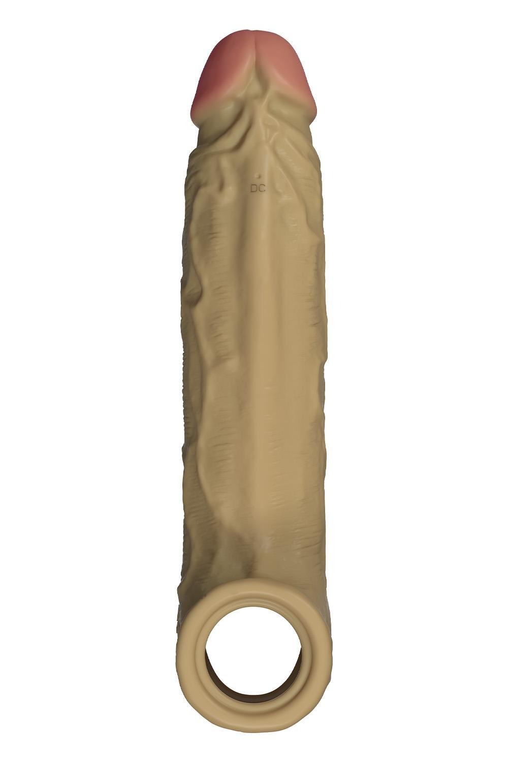 Реалістична вібронасадка Shaft Vibrating Sheath Size 2 Oak з пультом, 22.3 см
