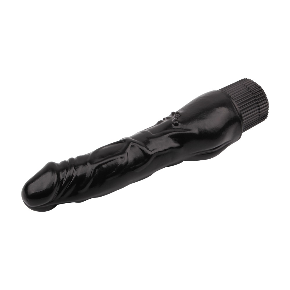 Вібратор реалістичний Chisa Rubicon Vibrating Naughty Cock, чорний
