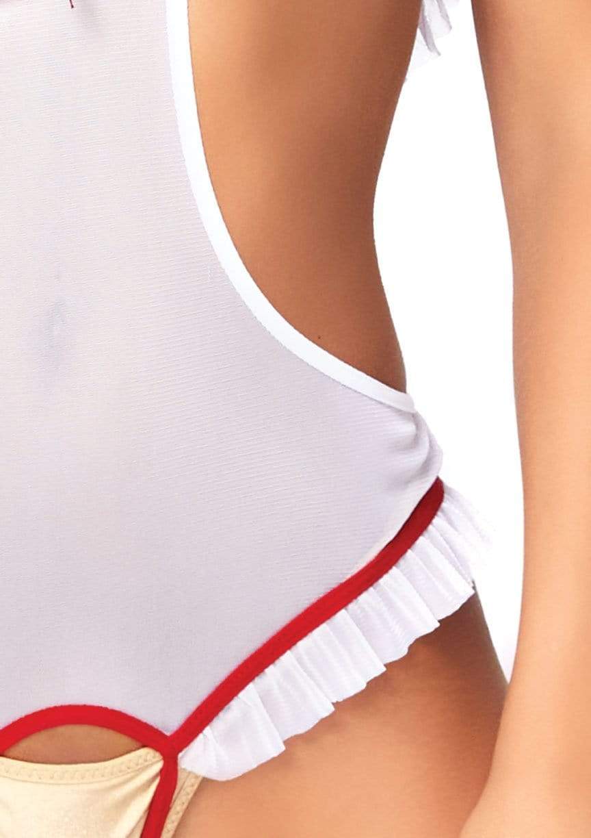Костюм сексуальної медсестри One Size Naughty Nurse Roleplay Lingerie Set від Leg Avenue