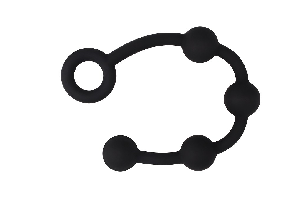 Анальні буси Chisa Black Mont ”P” Storm Beads чорні, S