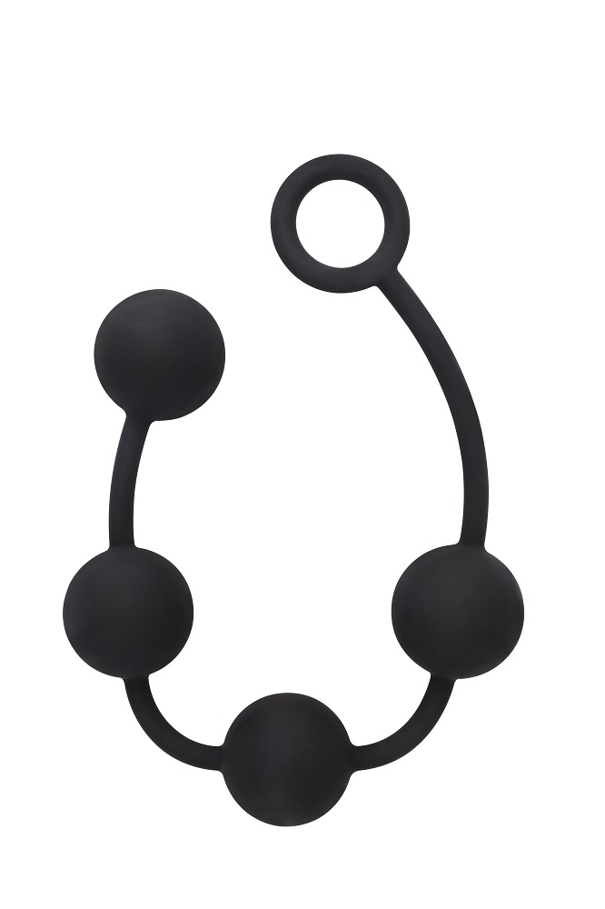 Анальні буси Chisa Black Mont Storm Beads чорні, M