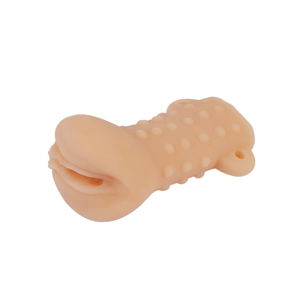 Мастурбатор вагіна Chisa T-skin MILF STROKE-HER з петлями під пальці, бежевий