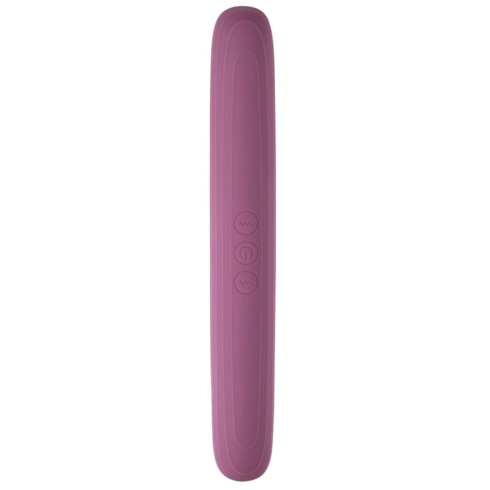 Вібратор двосторонній Sweet Em Velvet Lure, 10 режимів вібрації, фіолетовий