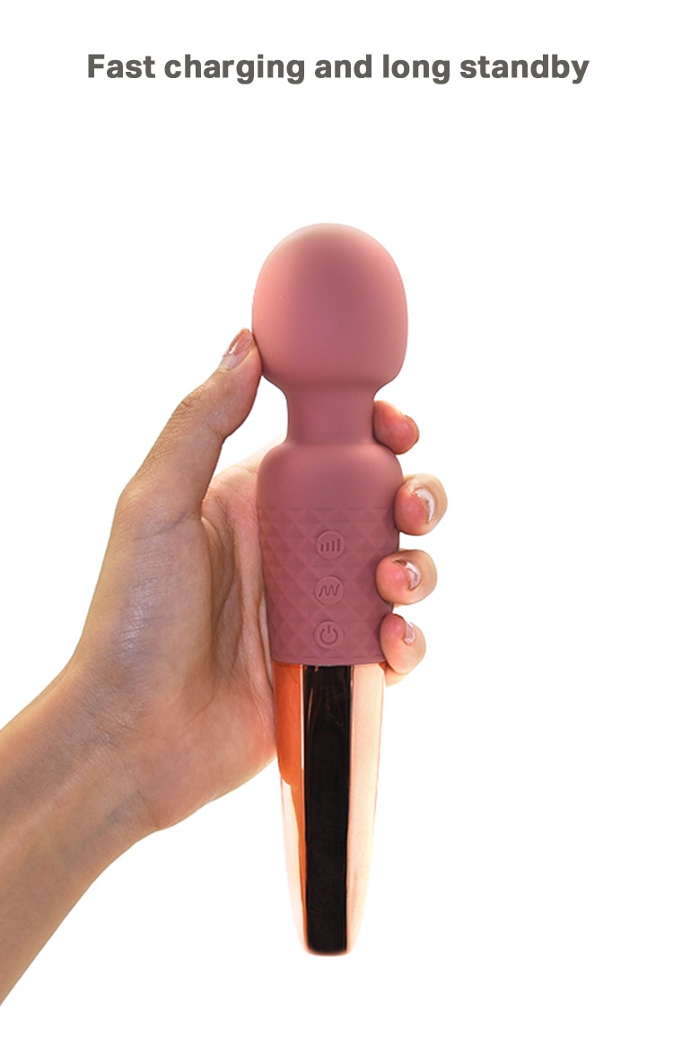 Вибратор-микрофон Sweet Em Velvet Lurer, 28 режимов вибрации, розовый с золотом