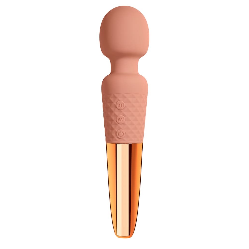 Вибратор-микрофон Sweet Em Velvet Lurer, 28 режимов вибрации, розовый с золотом