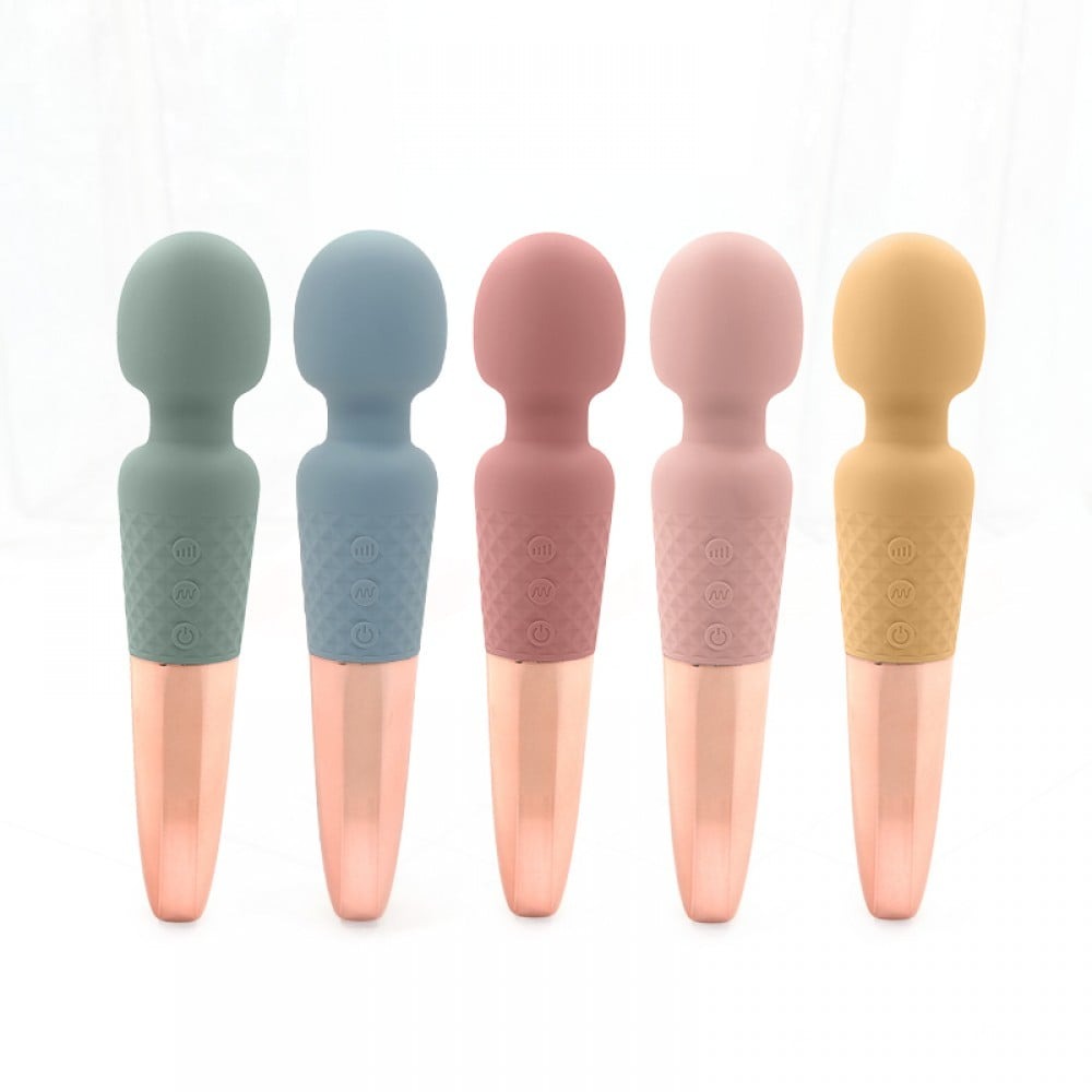 Вибратор-микрофон Sweet Em Velvet Lurer, 28 режимов вибрации, розовый с золотом