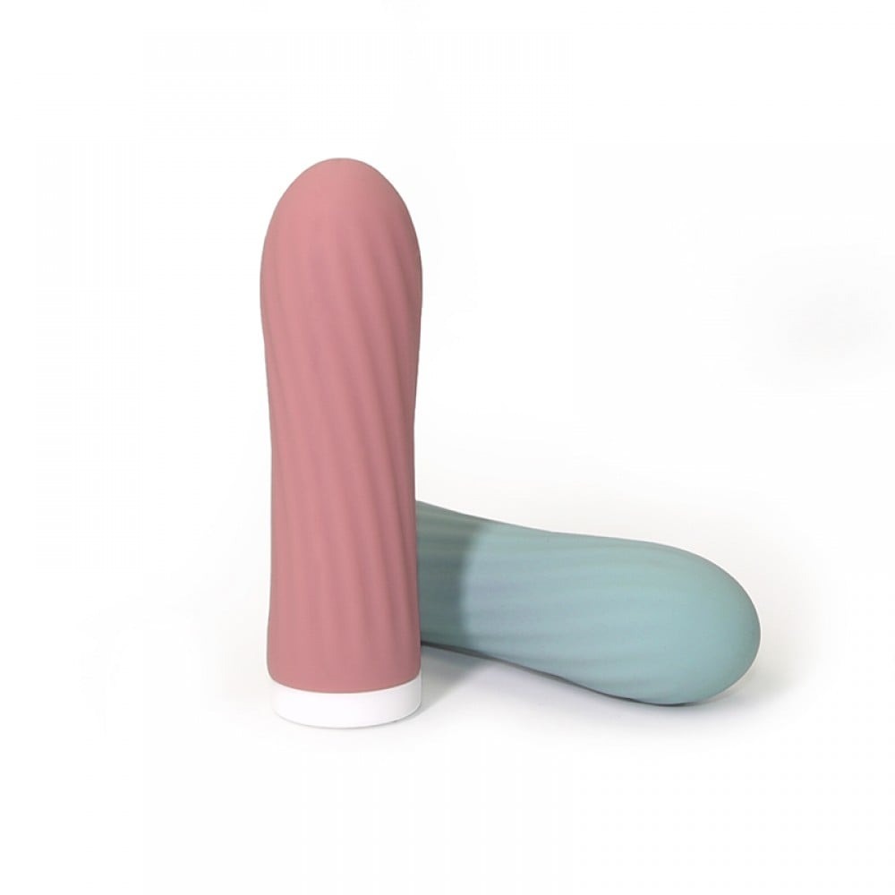 Міні-вібратор рельєфний Sweet Em Velvet Lure, рожевий