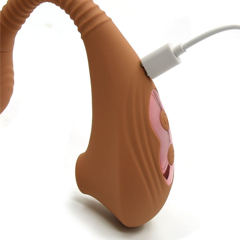 Вакуумний стимулятор для клітор Sweet Em Velvet Lure коричневий USB
