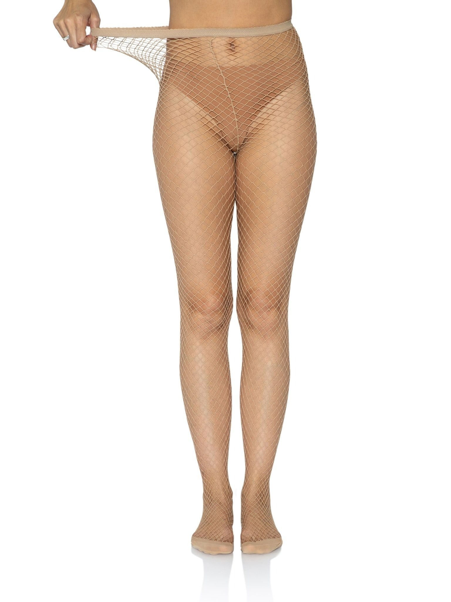 Колготки сетка телесные Leg Avenue O/S