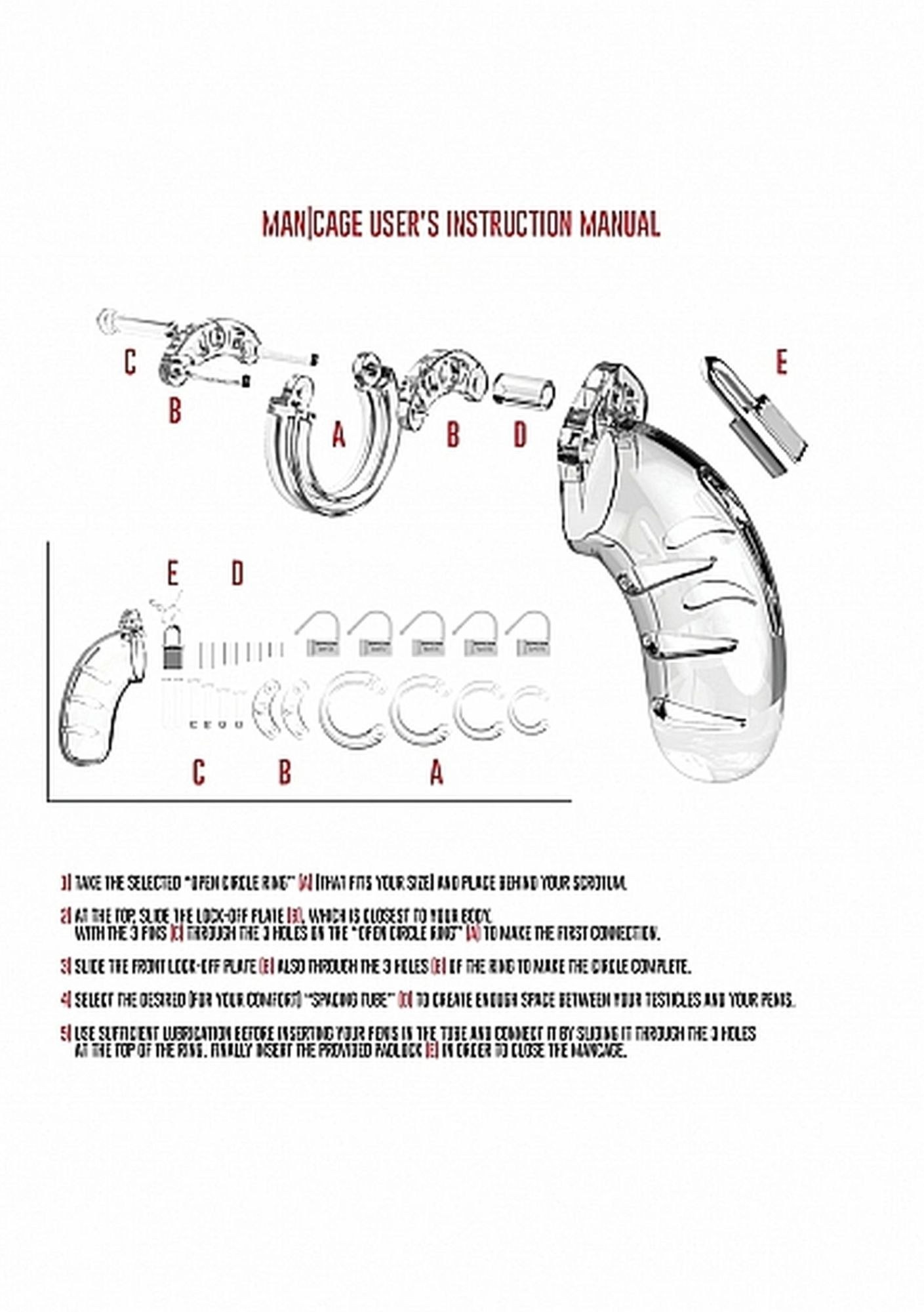 Пояс вірності ManCage 03 Chastity Cage