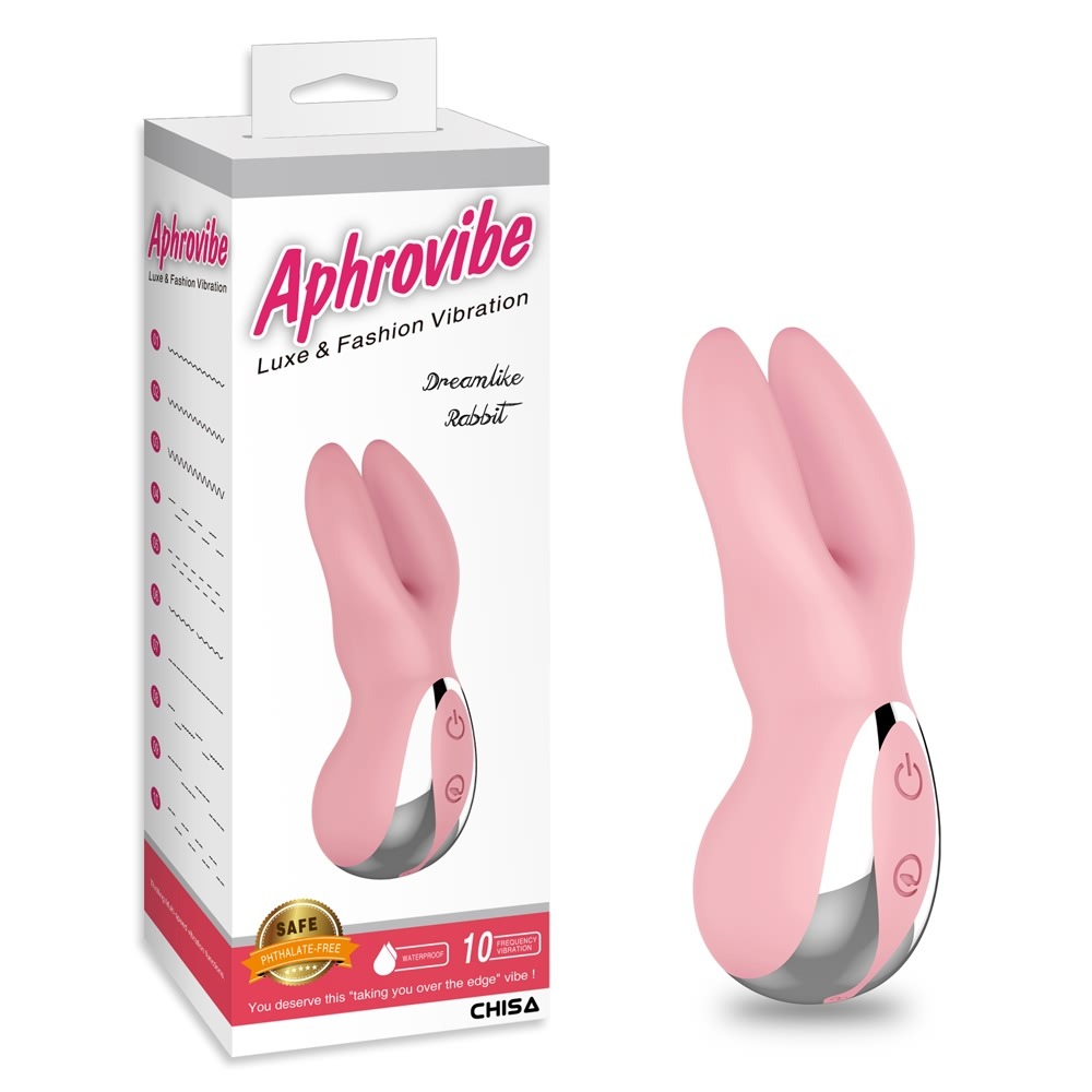 Вібратор для клітора у вигляді кролика Chisa Aphrovibe Dreamlike Rabbit, рожевий