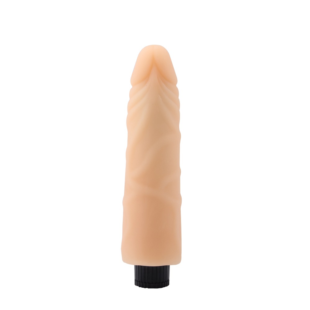 Вибратор из киберкожи на батарейках Chisa Real Touch XXX, бежевый