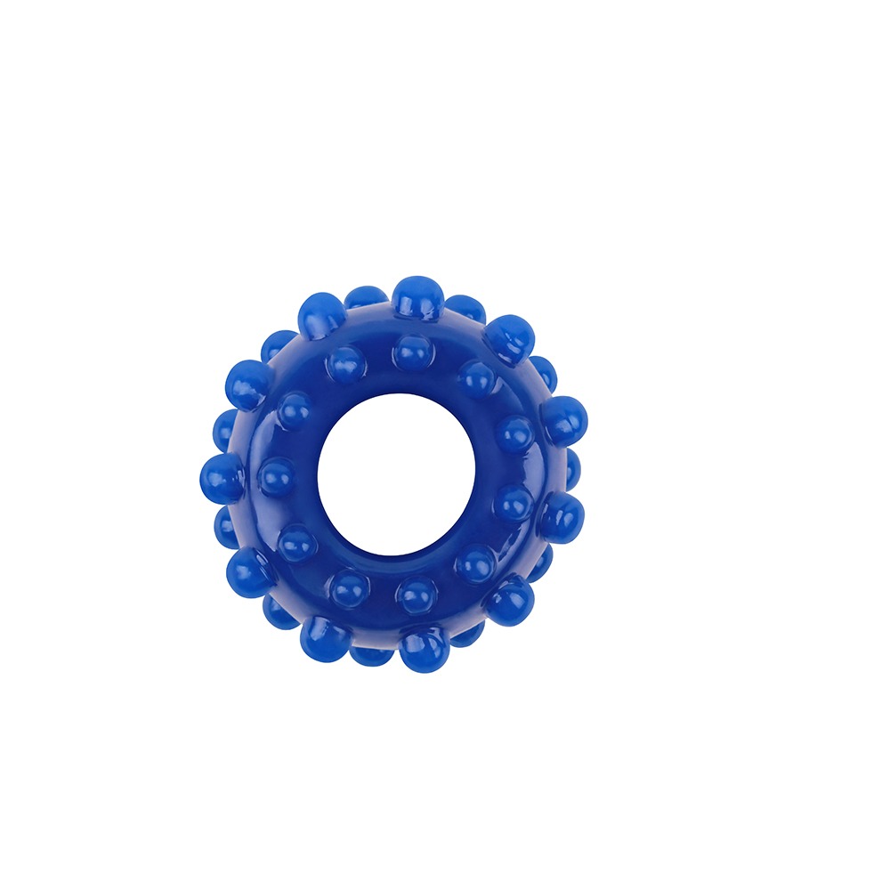 Набір ерекційних кілець Chisa GK Power Cock Rings із рельєфом, сині, 3 шт.