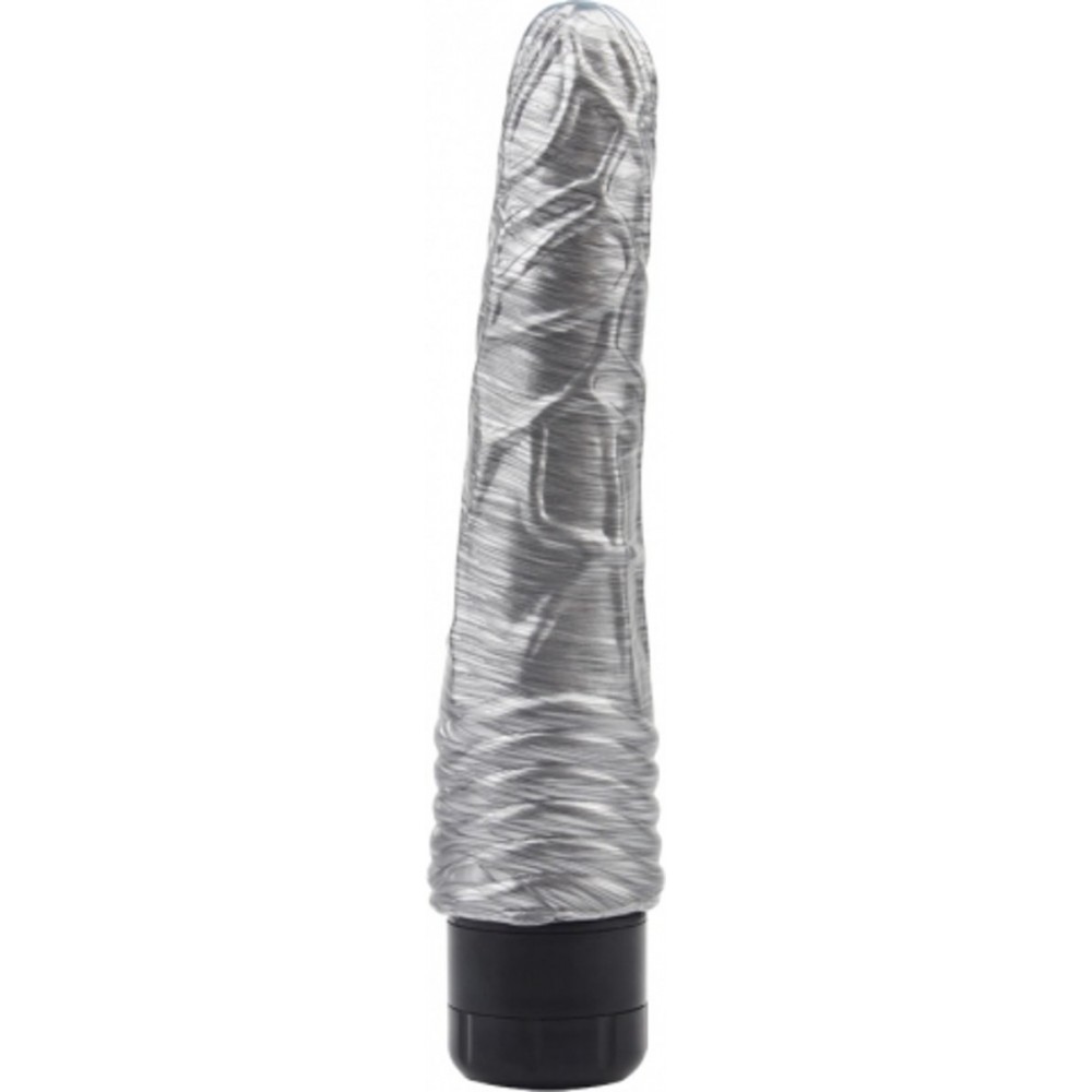 Вібратор реалістичний Chisa Dark Muscle 22.3 см, сріблястий