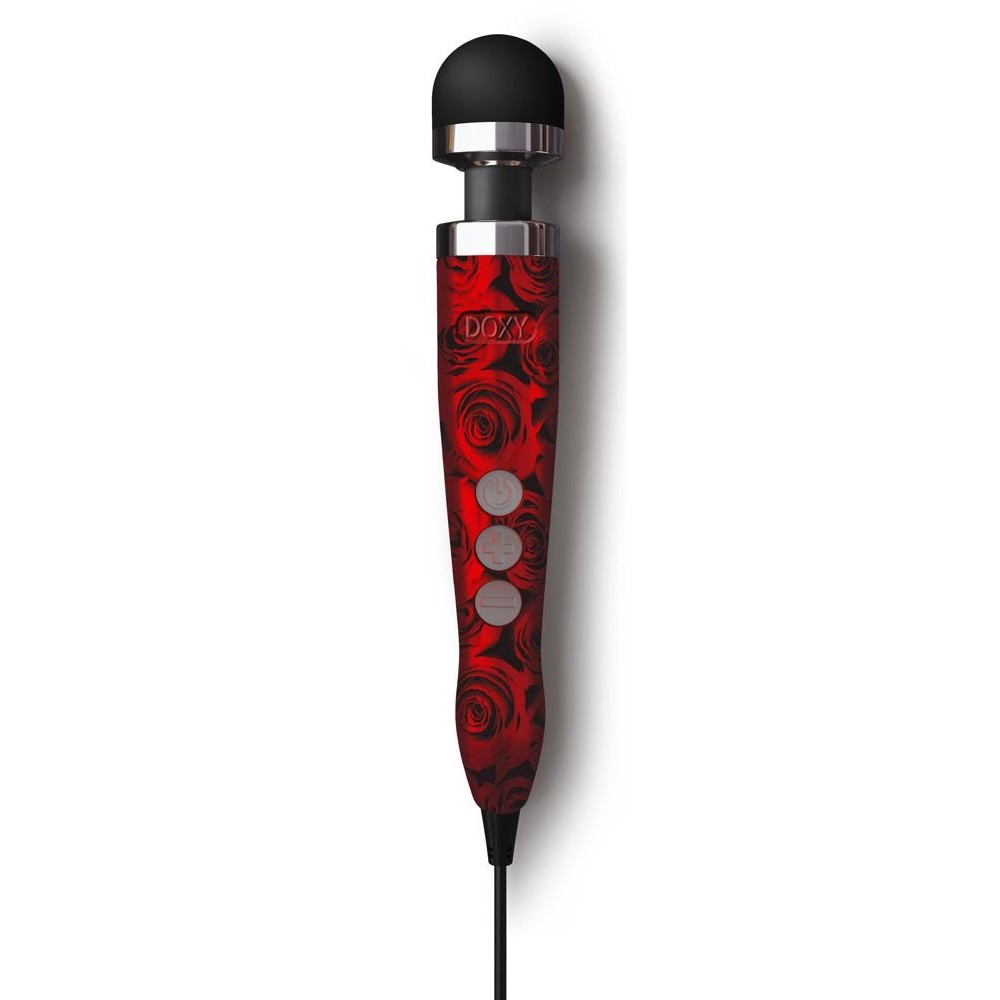 Вібромасажер-мікрофон DOXY Number 3 ROSE PATTERN