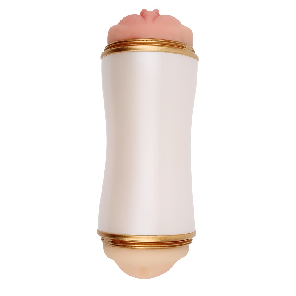 Мастурбатор двусторонний в колбе Chisa Sexual Stroker Pussy & Mouth из киберкожи