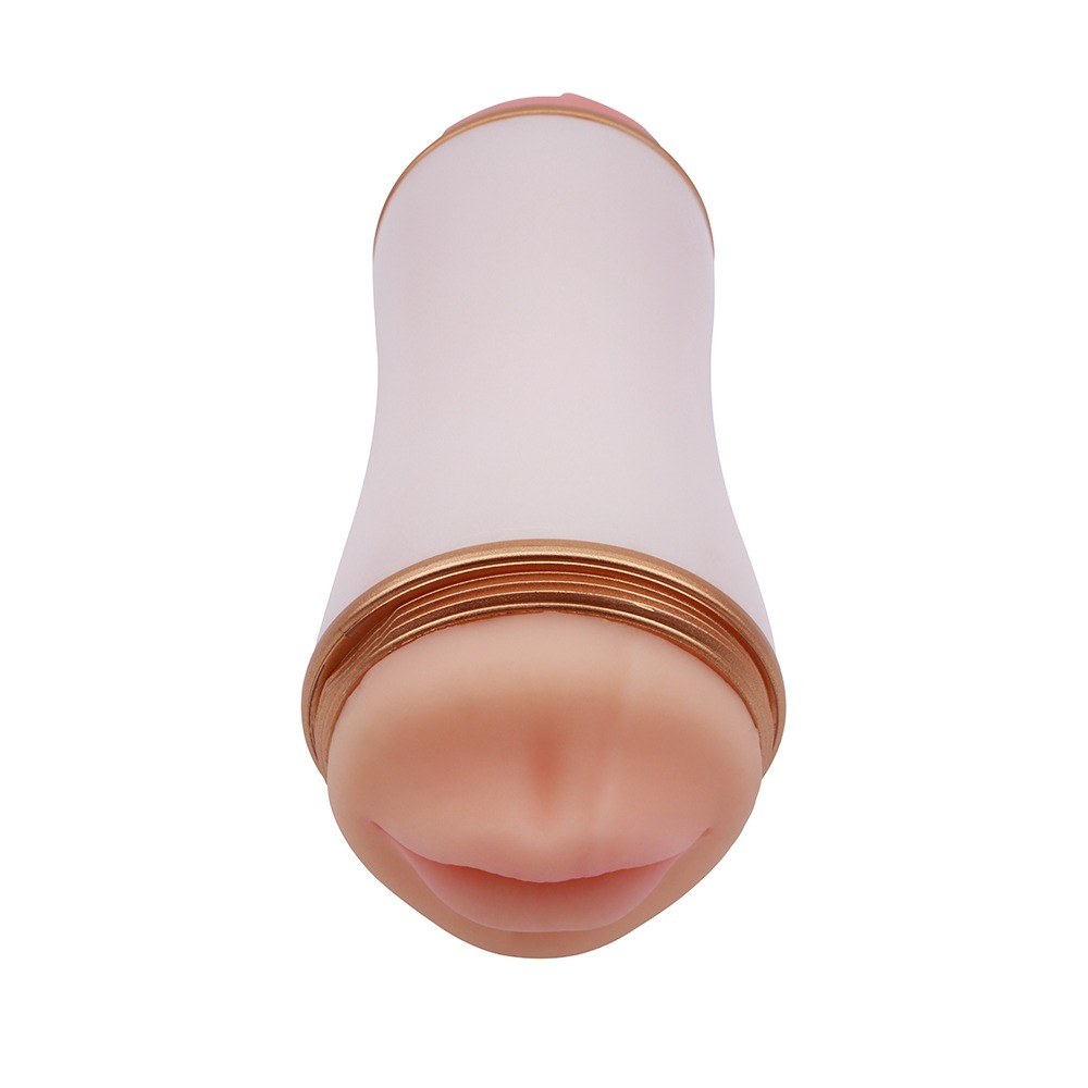 Мастурбатор двусторонний в колбе Chisa Sexual Stroker Pussy & Mouth из киберкожи