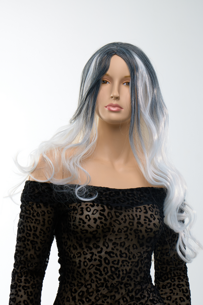 Парик длинный волнистый Fetish Hair балаяж блонд, 65 см
