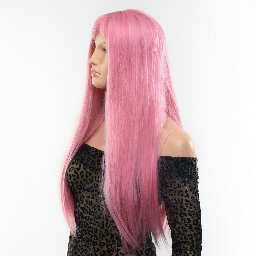 Перука пряма Fetish Hair рожева, 60 см
