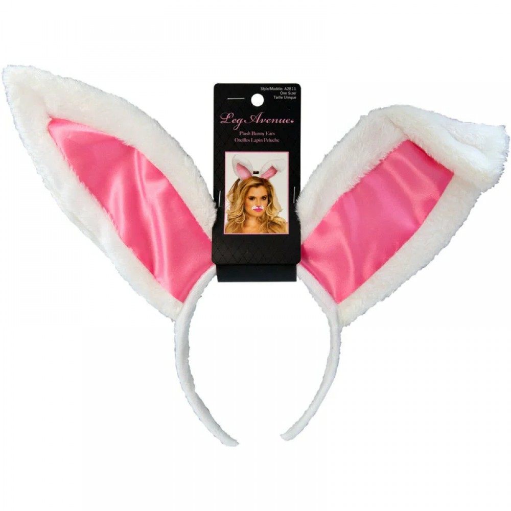 Плюшеві заячі вушка Leg AvenuePlush bunny ears O/S