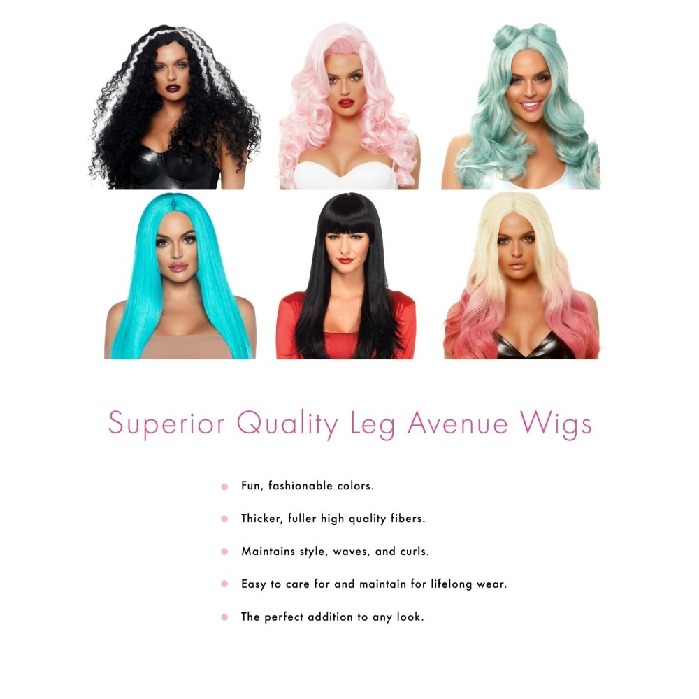 Парик ярко рыжий с эффектом омбре Leg Avenue Ombre, размер O/S, длина 60 см