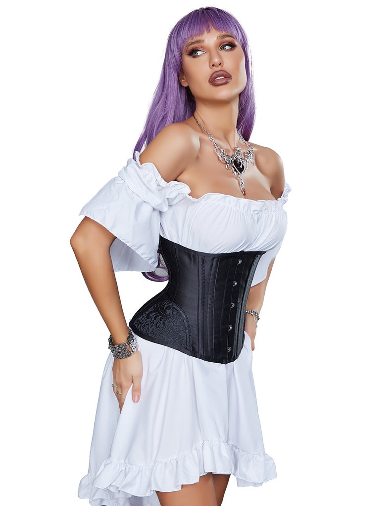 Корсет Star Night Corset с крючками и шнуровкой, черный, S (без коробки)