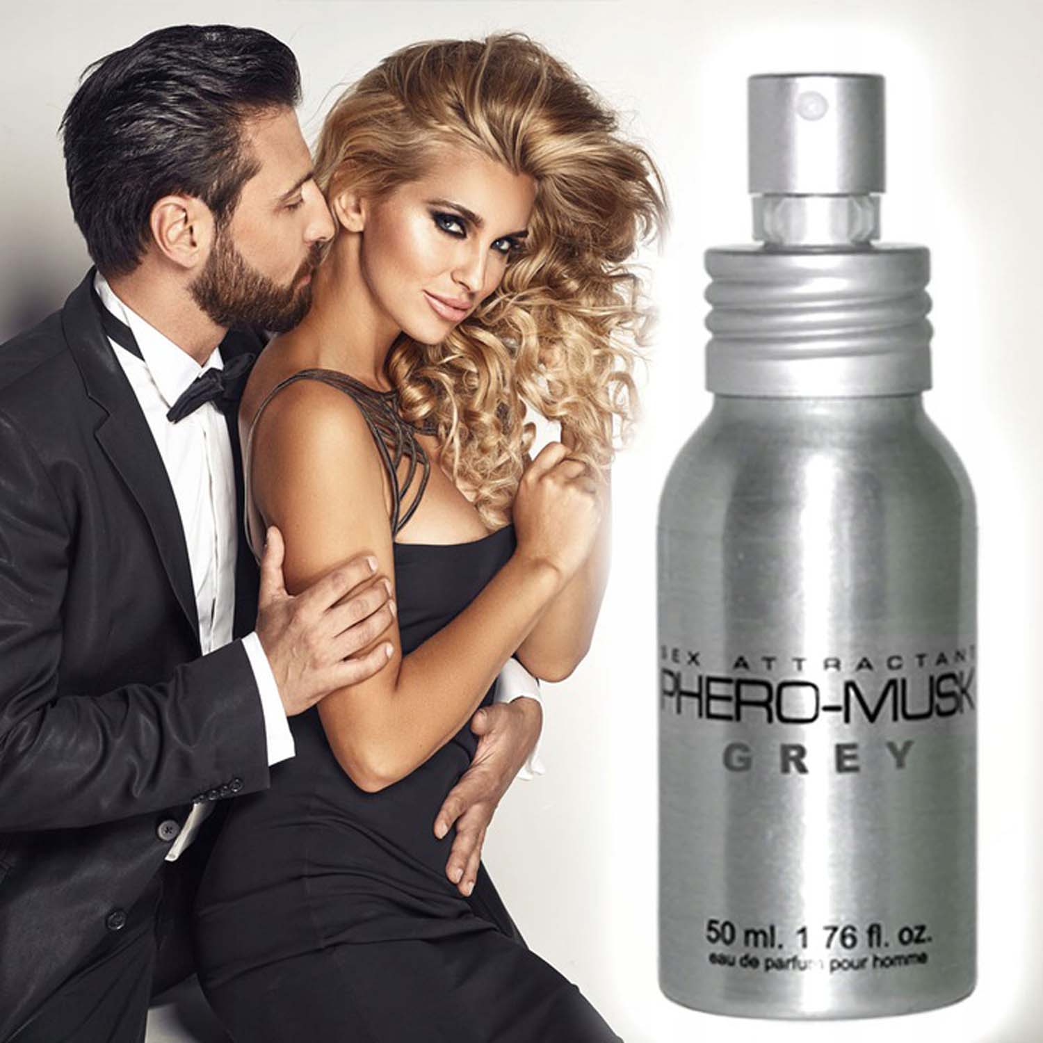 Духи с феромонами мужские Aurora PHERO-MUSK GREY, 50 ml