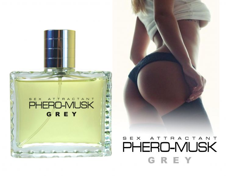 Духи с феромонами мужские Aurora PHERO-MUSK GREY, 100 мл