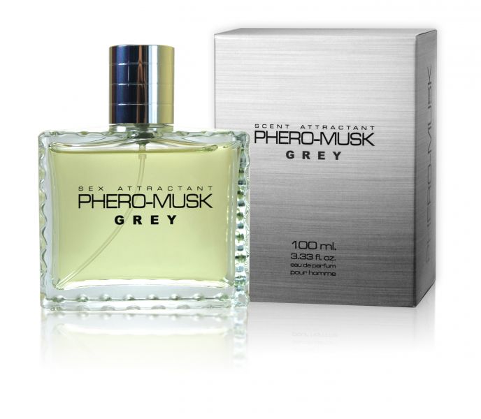 Духи с феромонами мужские Aurora PHERO-MUSK GREY, 100 мл