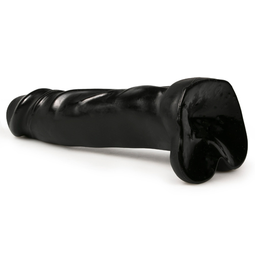 Великий фалоімітатор All Black AB02 чорний, 22 см