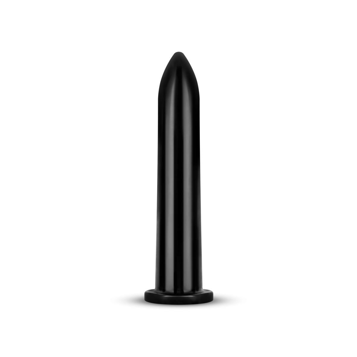 Великий фалоімітатор All Black AB06 чорний, 20 см