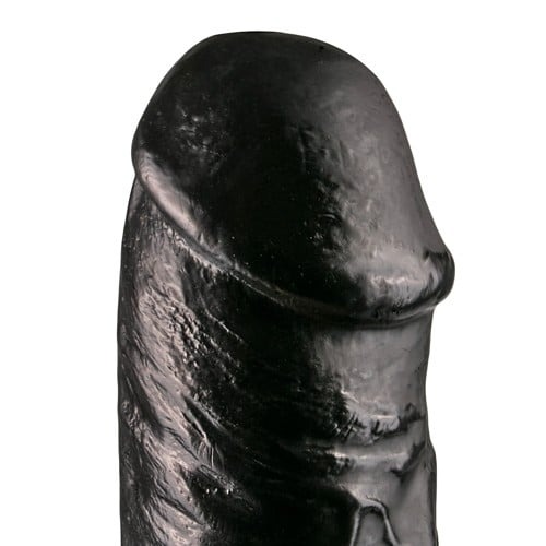 Великий фалоімітатор All Black AB34 реалістичний чорний, 29 см