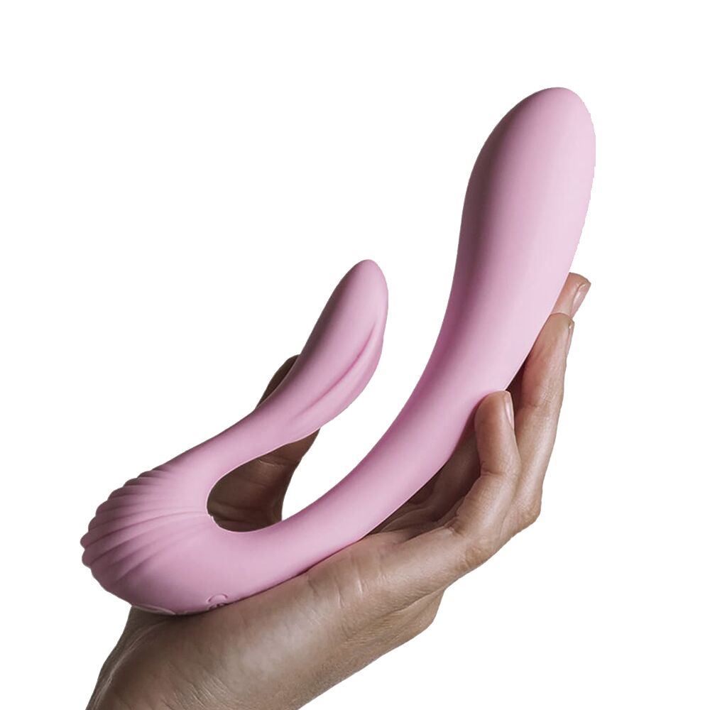 Вібратор для точки G фігурний Adrien lastic G-Wave рожевий
