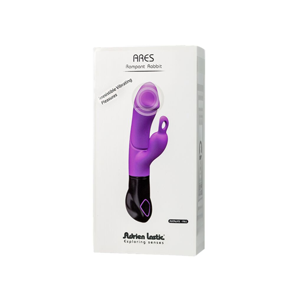 Вибратор кролик Adrien Lastic Ares фиолетовый