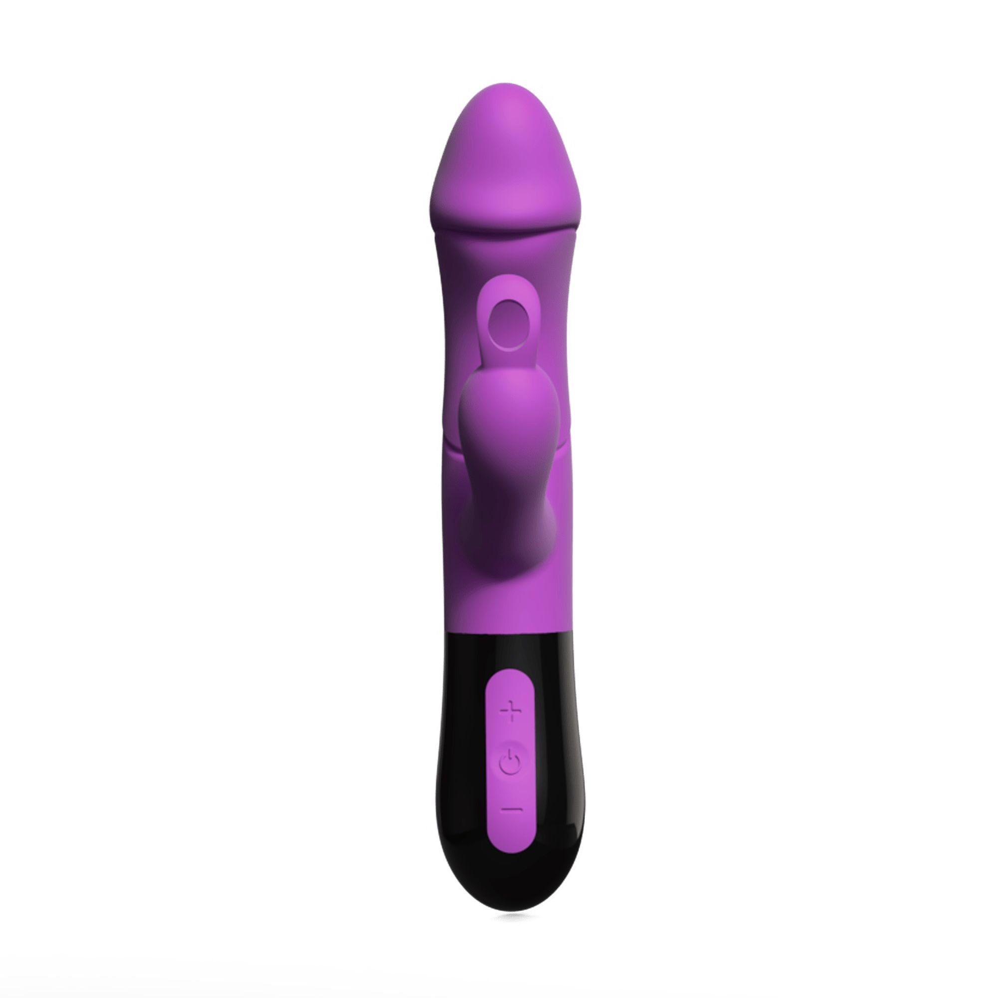 Вибратор-кролик с ротацией Adrien Lastic Ares 2.0 фиолетово-черный
