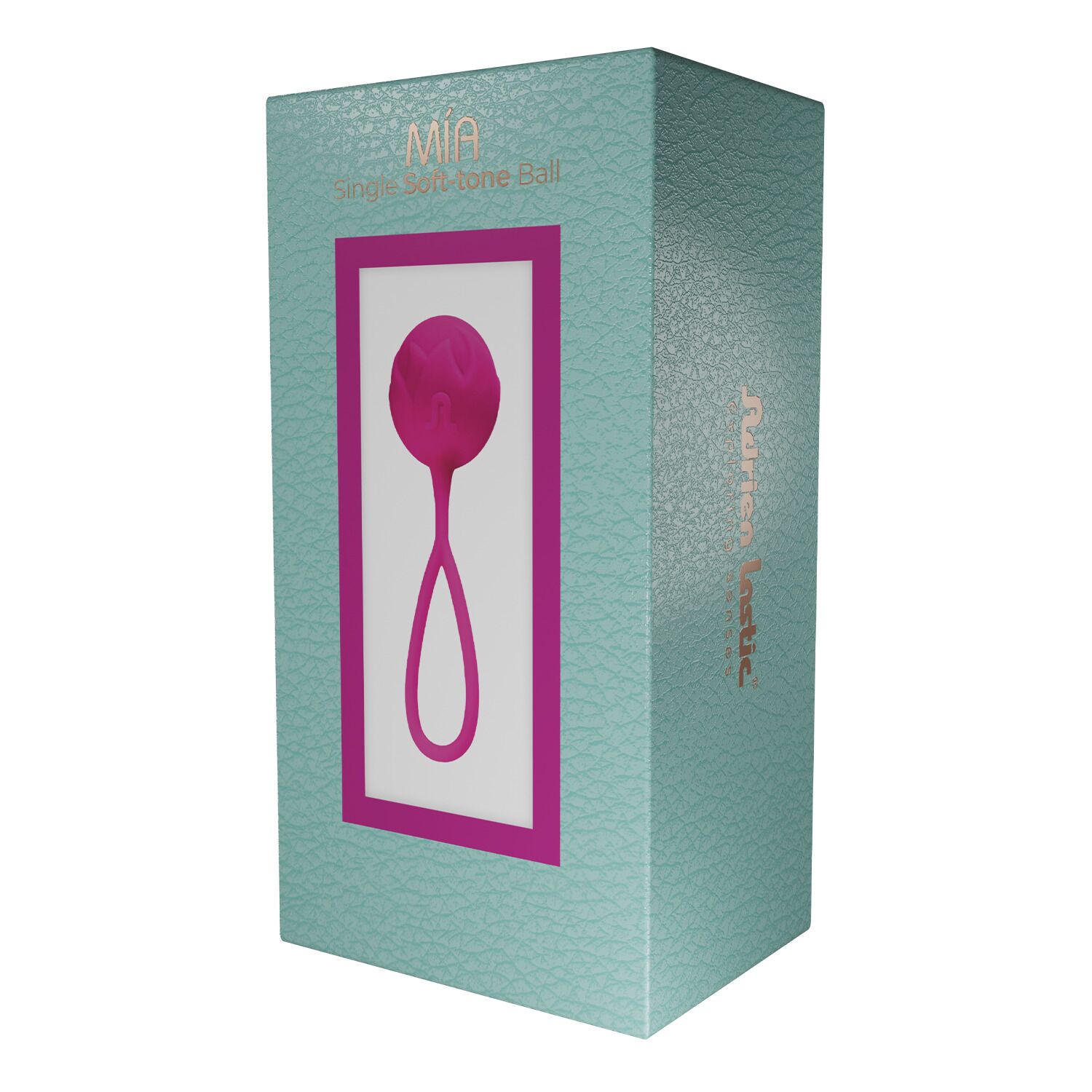 Вагінальна кулька Adrien Lastic Mia Geisha Ball S Magenta з подвійною щільністю, рожева