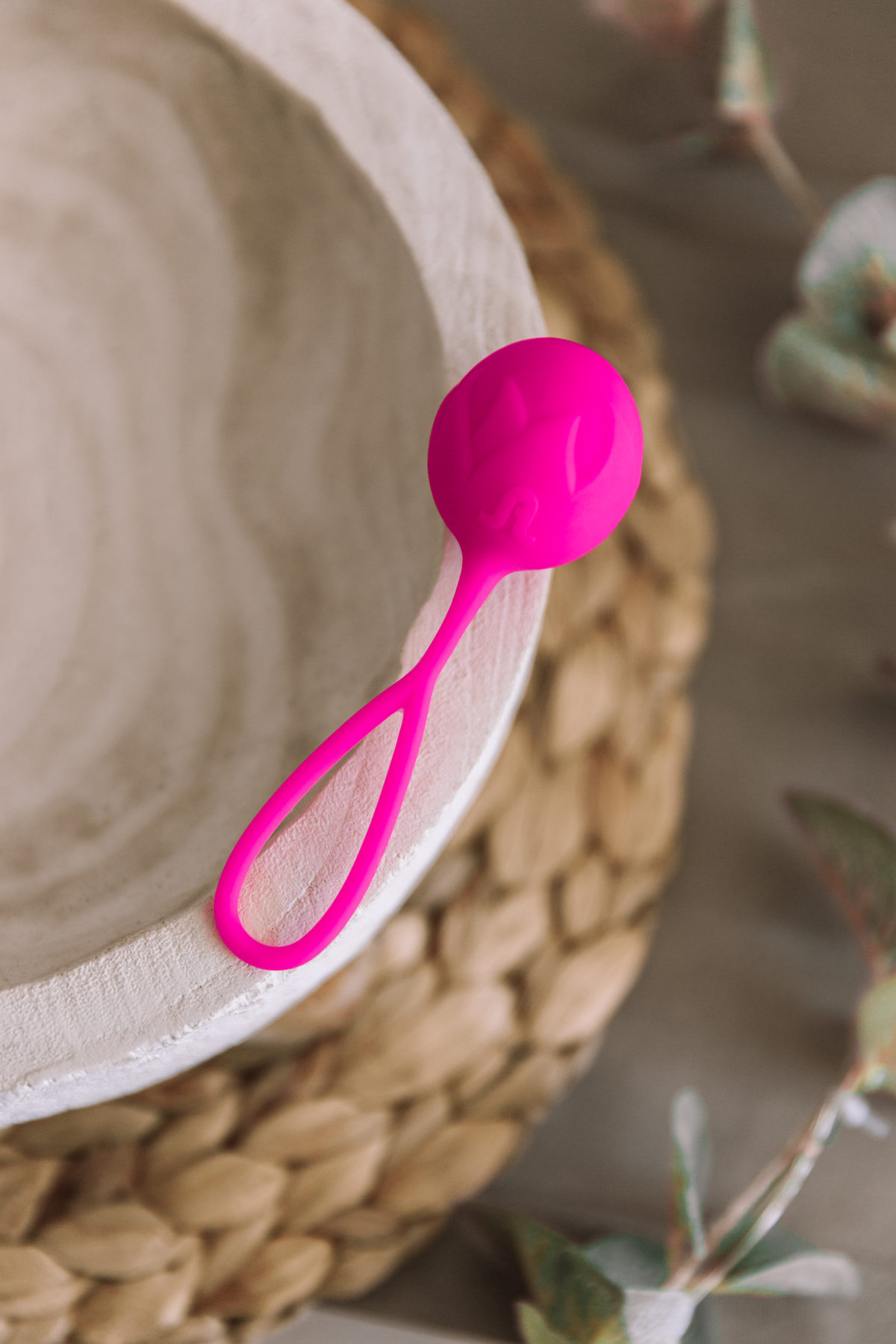 Вагінальна кулька Adrien Lastic Mia Geisha Ball S Magenta з подвійною щільністю, рожева