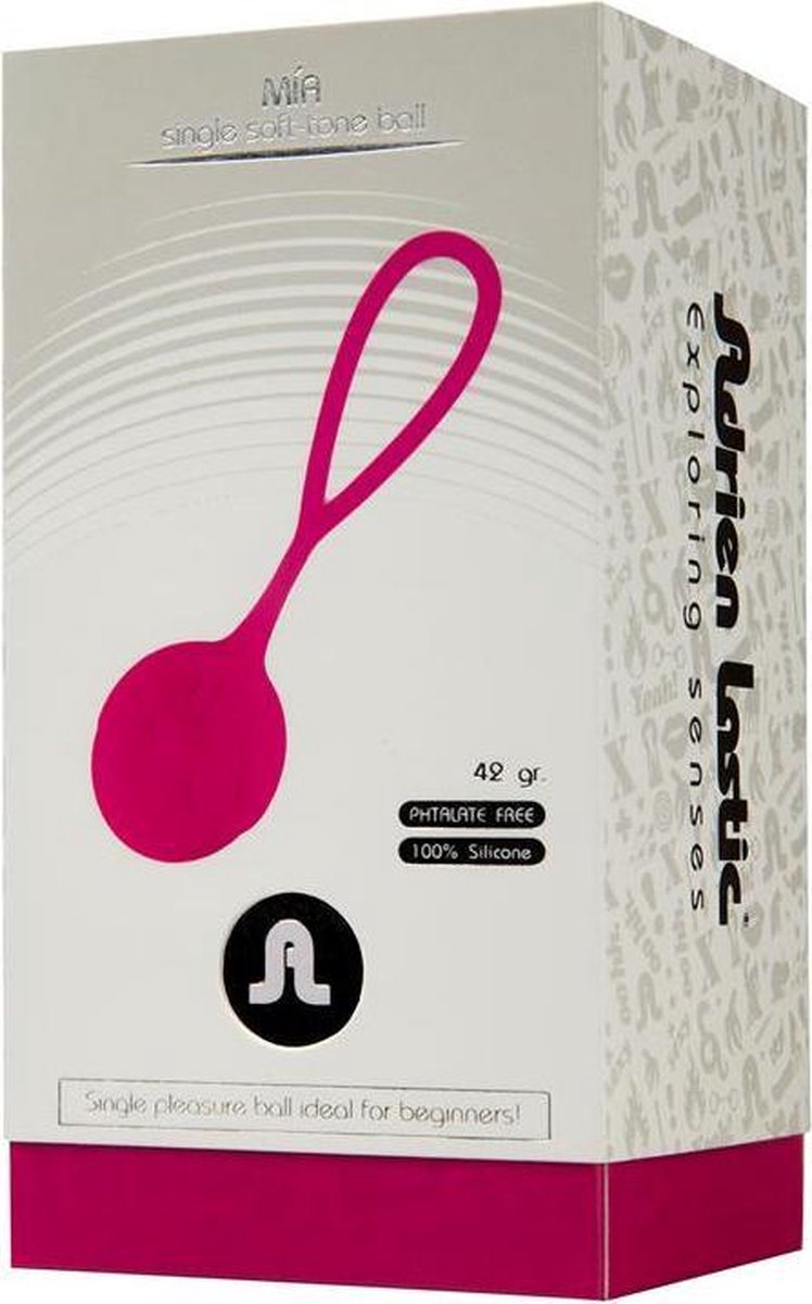 Вагінальна кулька Adrien Lastic Mia Geisha Ball S Magenta з подвійною щільністю, рожева