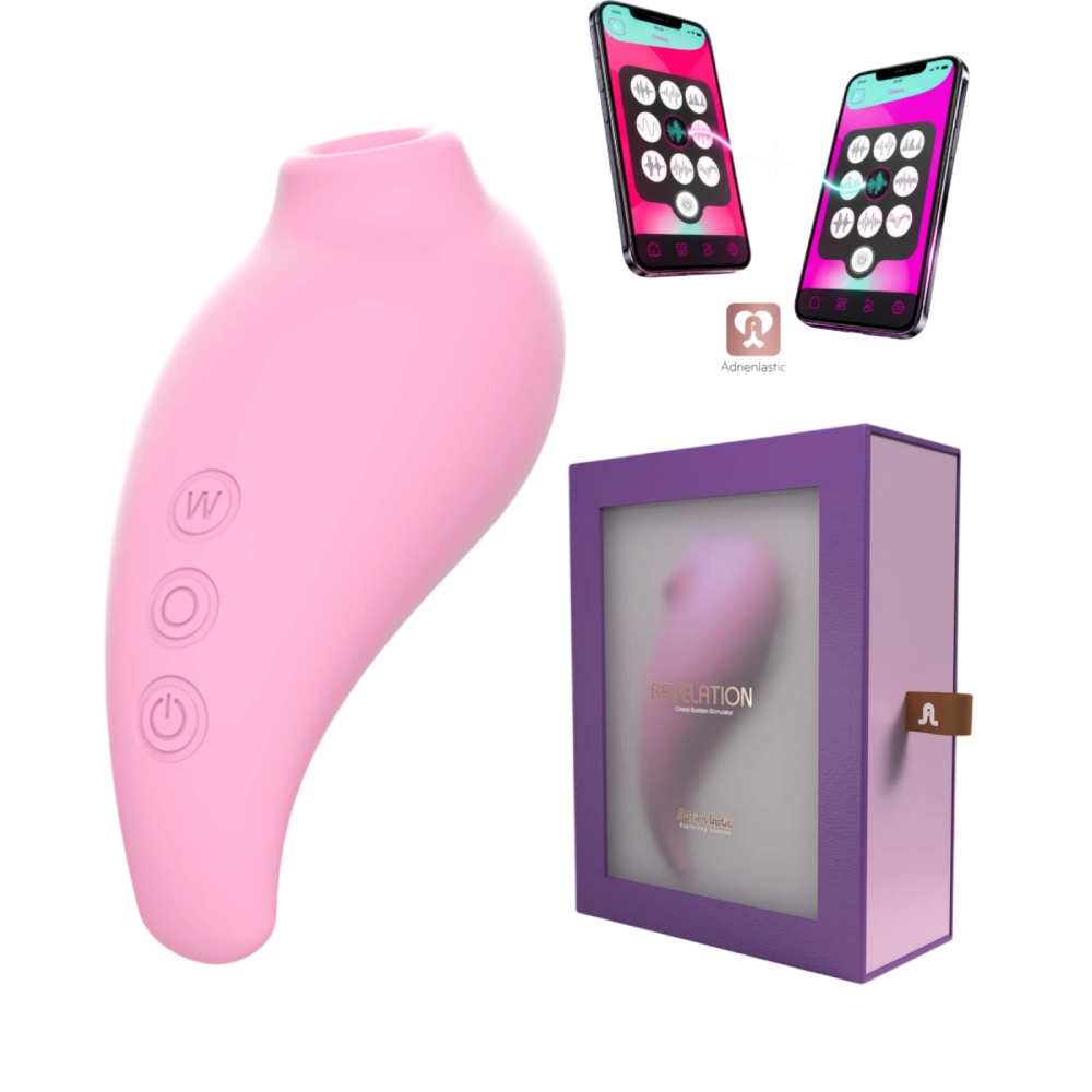 Вакуумный клиторальный стимулятор Adrien Lastic Revelation розовый